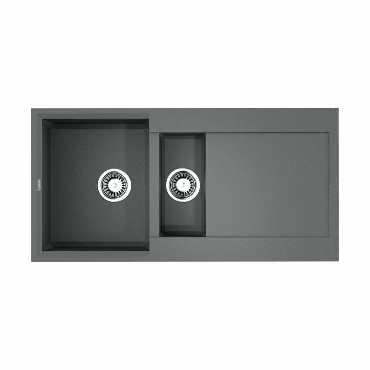 Кухонная мойка OMOIKIRI Sakaime 105-2 LG 1000x500 мм 2 чаши Leningrad grey 4993562