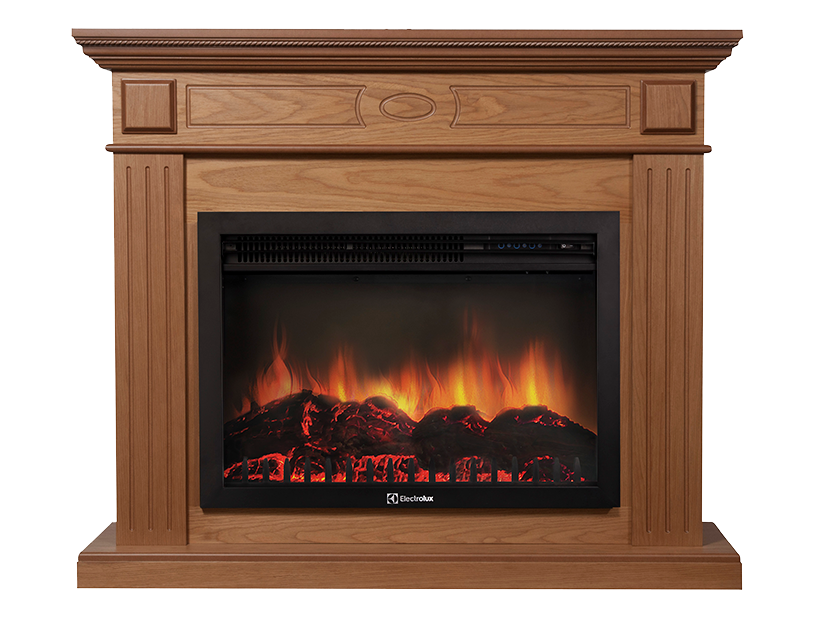 Портал для электрокамина Firelight Bianco 26/30 шпон дуб 1179263