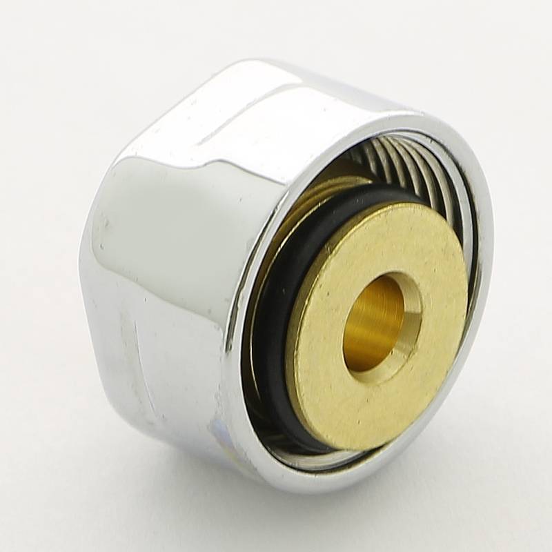 Соединитель для металлопластиковой трубы Carlo Poletti 16х2 мм хром A58502B