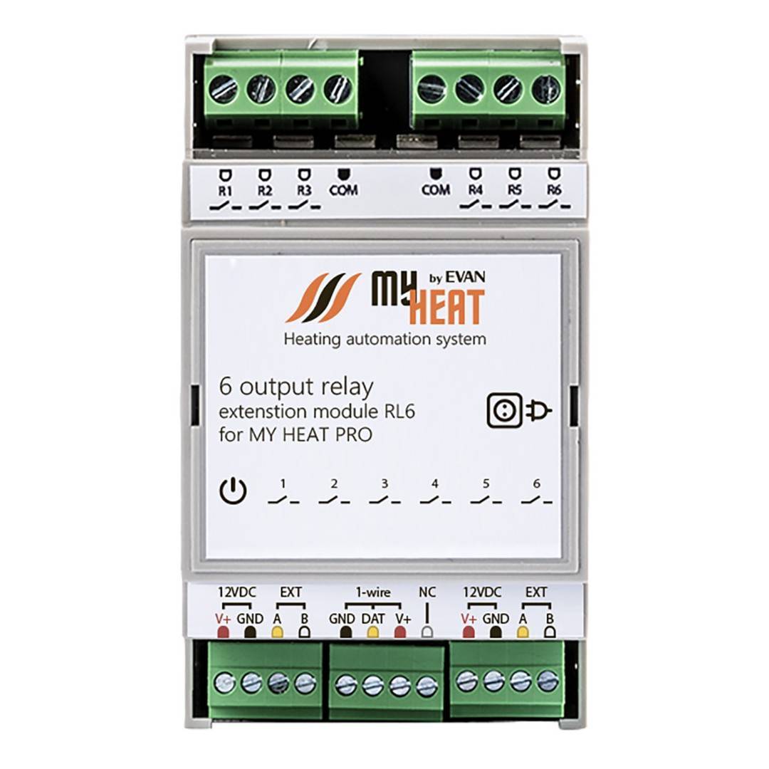 Блок расширения релейный ЭВАН MyHeat RL6