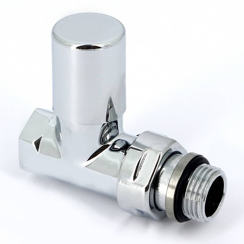 Вентиль радиаторный ручной Carlo Poletti New-Smart 1/2 НВ прямой хром V77710B