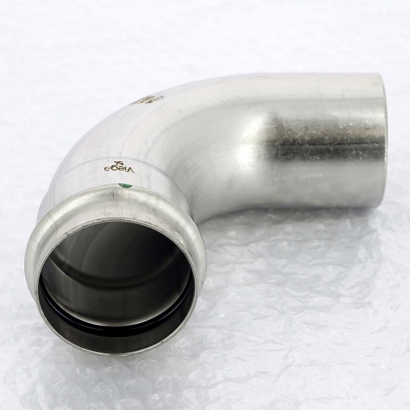 Отвод однораструбный 90° Viega Sanpress Inox пресс нержавеющая сталь 54 мм 435769