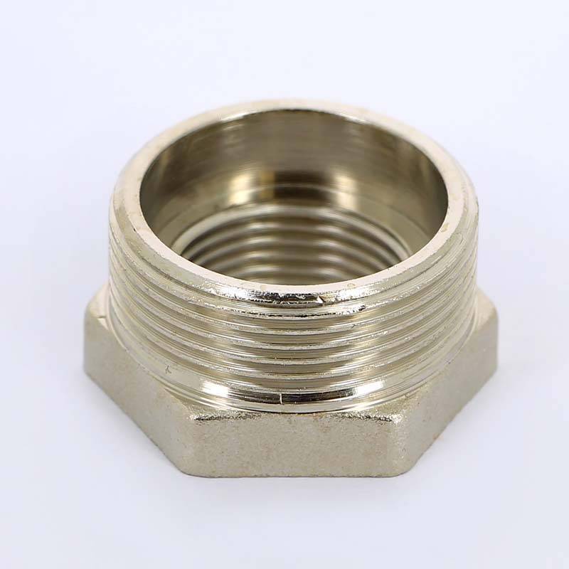 Футорка никелированная Uni-Fitt 1x1 1/2 НВ 604N6400