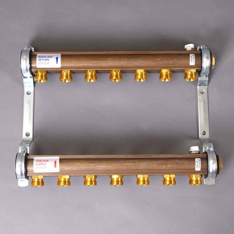 Коллекторная группа нерегулируемая Watts HKV/A 1x3/4 EK 7 выходов 10004548