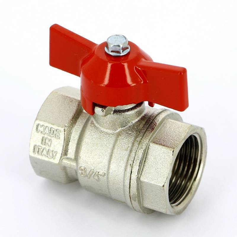 Кран шаровой Uni-Fitt VIVO ВВ бабочка 3/4 100T3000