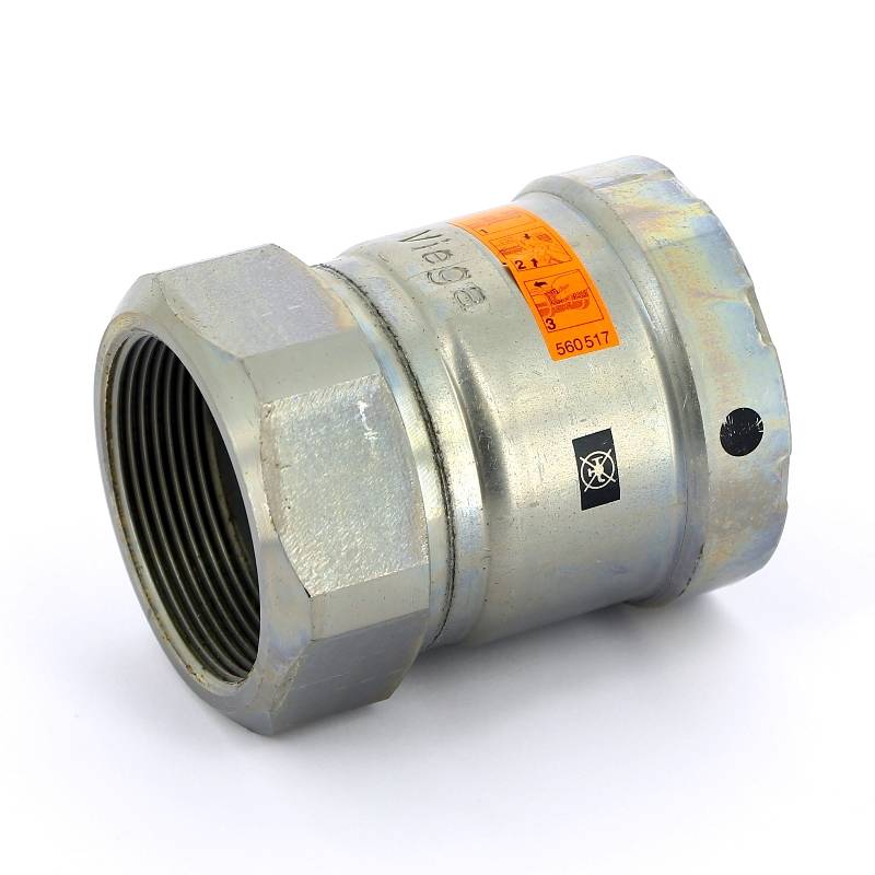 Муфта переходная пресс-В Viega Megapress 2 оцинкованная сталь 695385