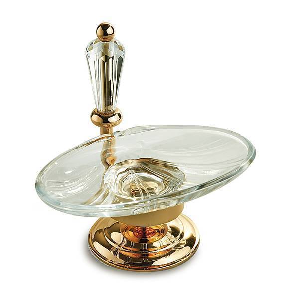 Мыльница настольная 3SC Boheme золото Lucido BO01AGD