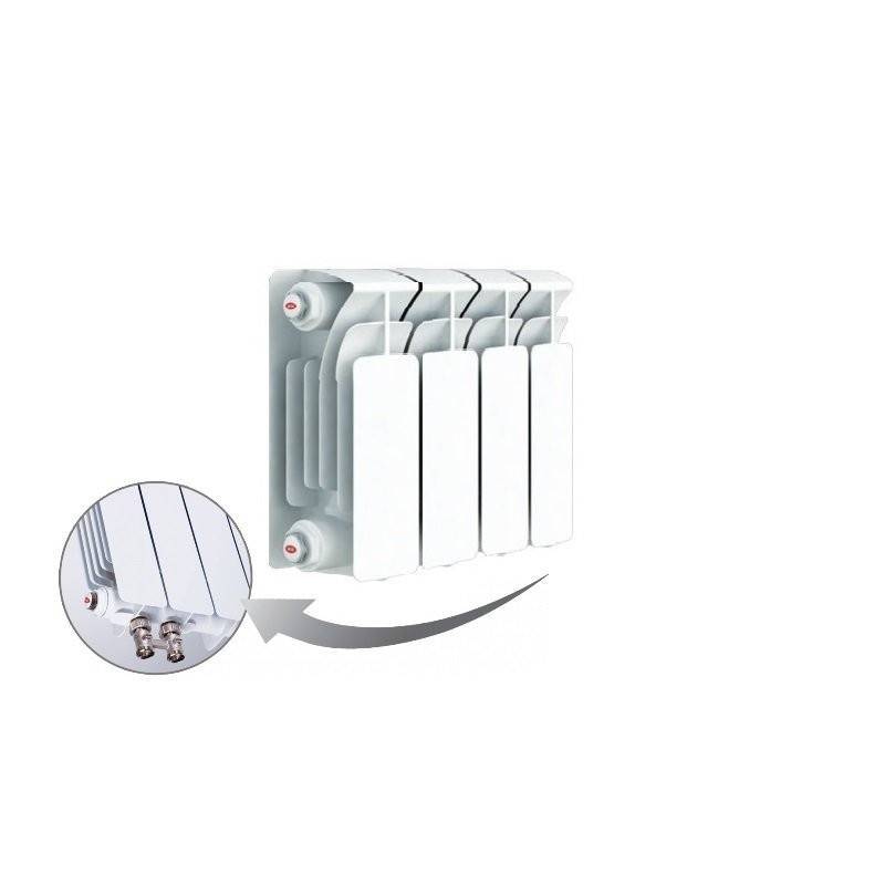 Радиатор биметаллический Rifar Base 200 4 секции нижнее правое подключение R20004НПП