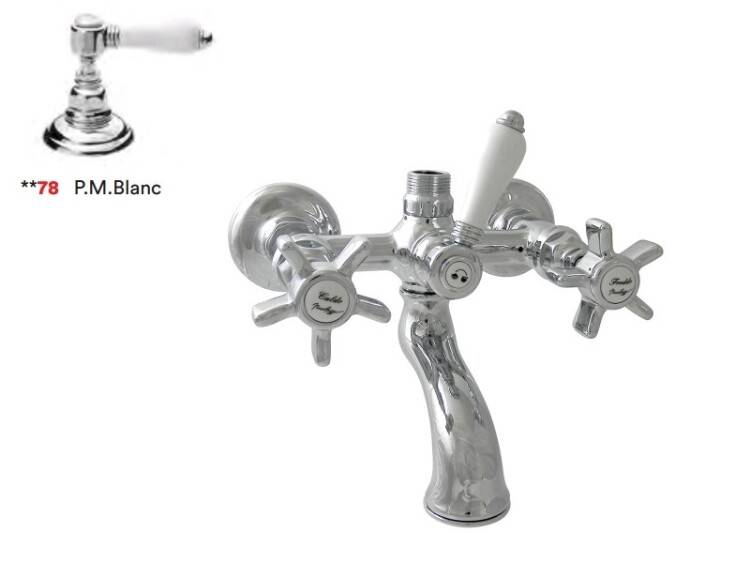 Смеситель для ванны и душа Nicolazzi Petit Mont Blanc Bronze Plated 1400BZ78