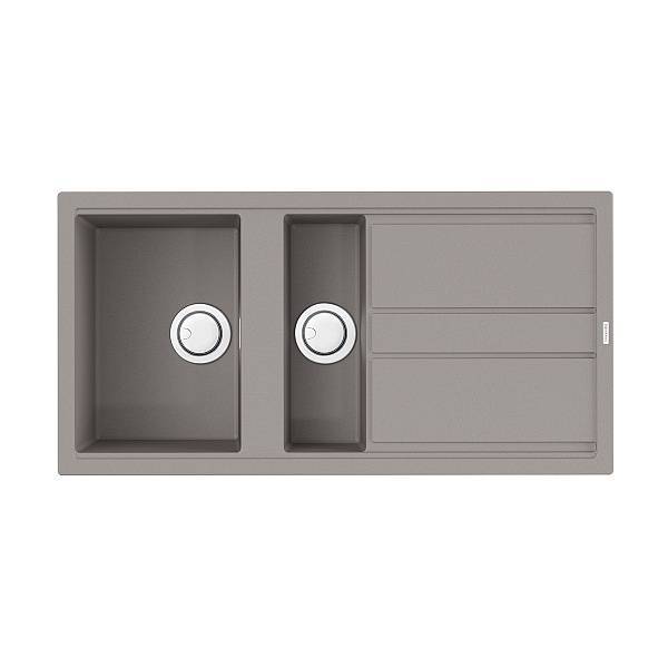 Кухонная мойка Omoikiri Kitagawa 100-2-GR Artceramic 100x51 см leningrad grey 4993804