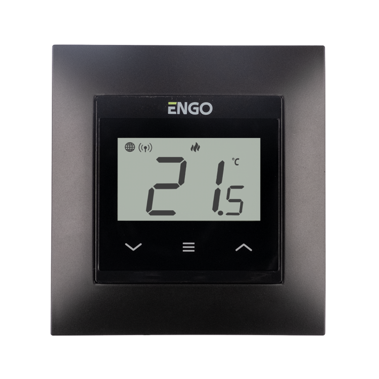 Терморегулятор программируемый ENGO Controls E55B встраиваемый 230 В черный E55B