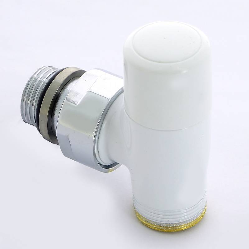 Вентиль обратный Carlo Poletti New-Smart угловой НН 1/2 x M24x19 белый V77210E