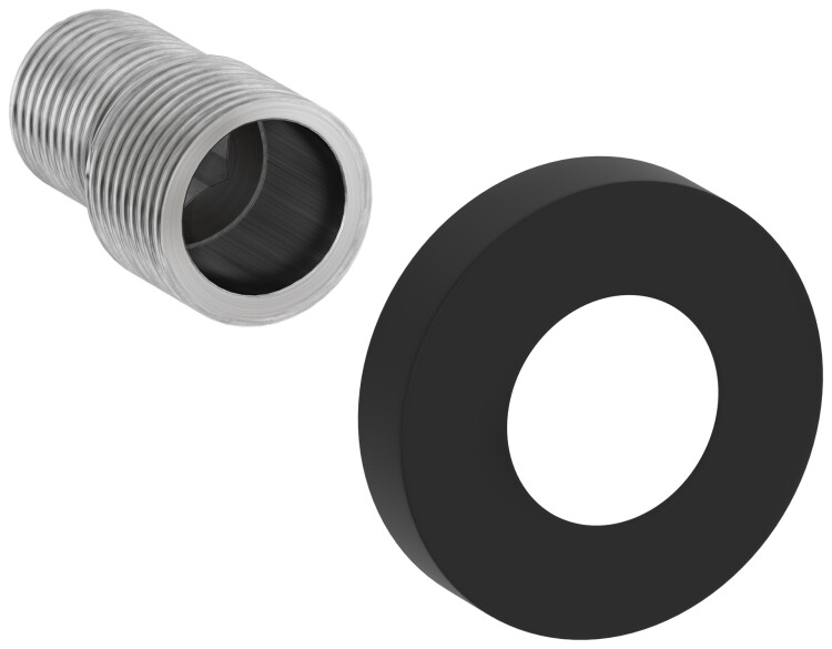 Отражатель Сунержа TUBE с эксцентриком нержавеющая сталь матовый черный 31-1507-0000