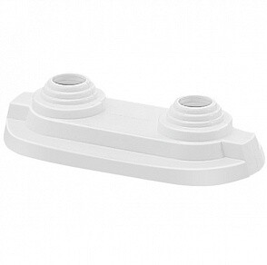 Декоративная накладка для 2 труб REHAU 15 мм нержавеющая сталь 12686741001