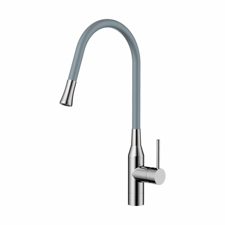 Смеситель для кухни OMOIKIRI Yatomi нержавеющая сталь/серый 4994251