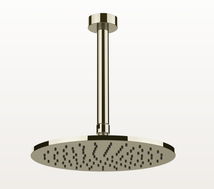 Верхний душ Gessi 250x250 мм потолочный никель PVD 63352720