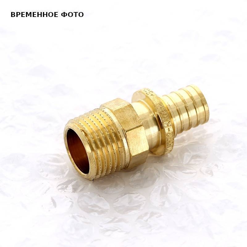 Муфта с наружной резьбой Rehau Rautitan RX 16х1 бронза 366051