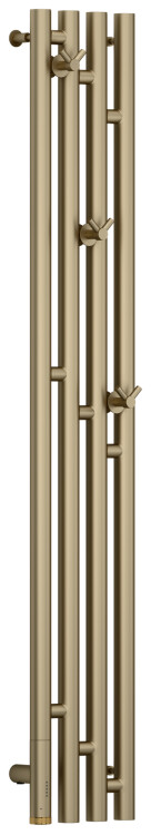 Полотенцесушитель электрический Сунержа Кантата 3.0 1200x191 мм МЭМ левый золотой шелк 32-5846-1216