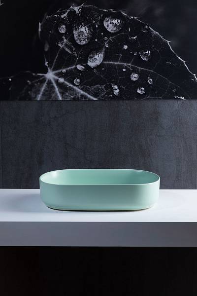 Раковина накладная Allen Brau Fantasy 55 см зеленый 4.11022.MT