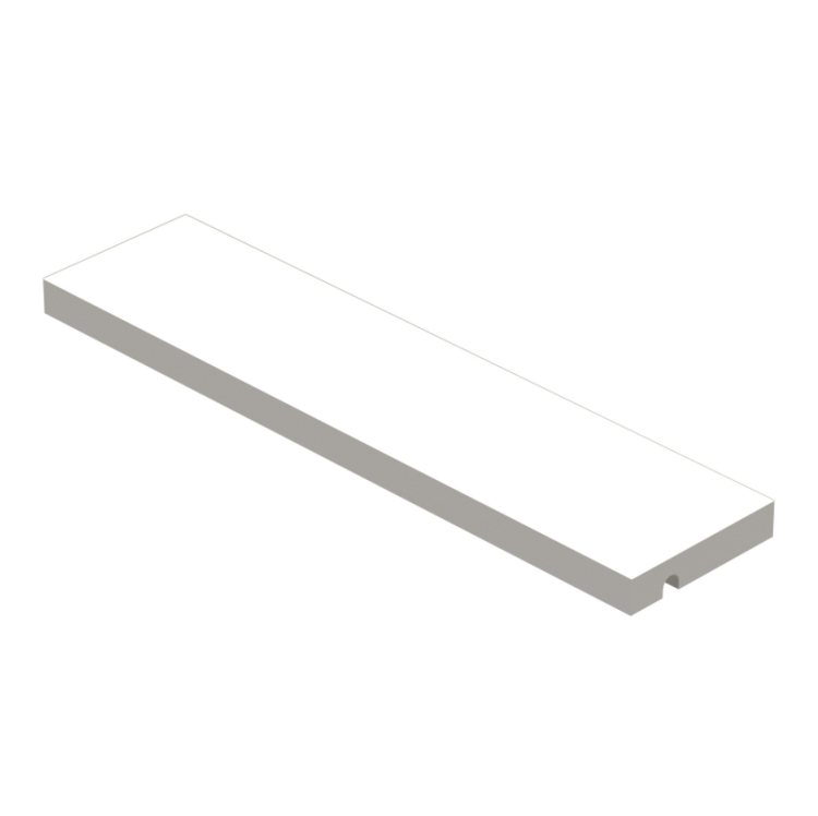 Полка Ritmonio Elementa 390x95x19 мм White Acrylic Stone 7N0005F38