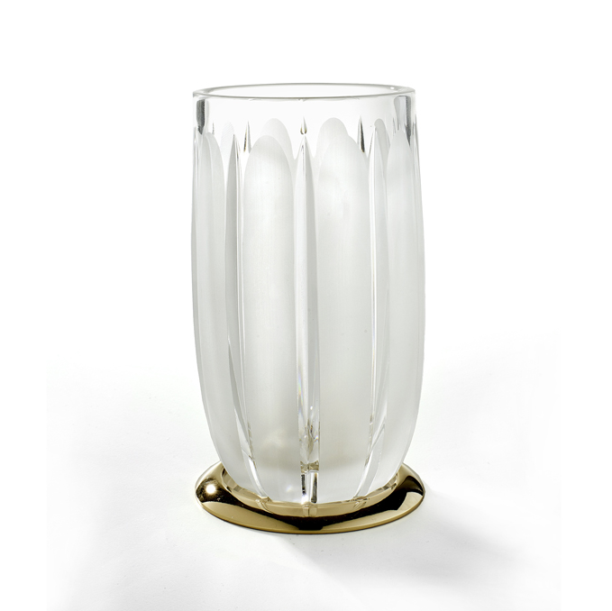 Стакан для зубных щеток 3SC Montblanc 75х75х145 мм золото матовое MB03ACRGO