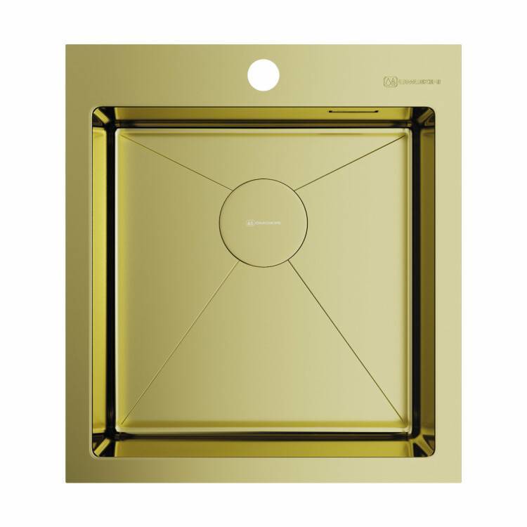 Мойка кухонная OMOIKIRI Akisame 46-LG 460x510 мм светлое золото 4973081