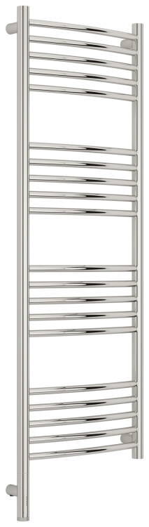 Полотенцесушитель электрический Сунержа Богема 3.1 выгнутая 1200x400 мм МЭМ нижнее левое подключение сталь без покрытия HOG0060021240