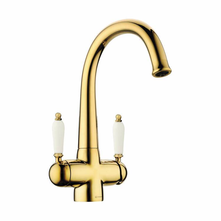 Смеситель для кухни OMOIKIRI Okinawa-2 золото 4994253