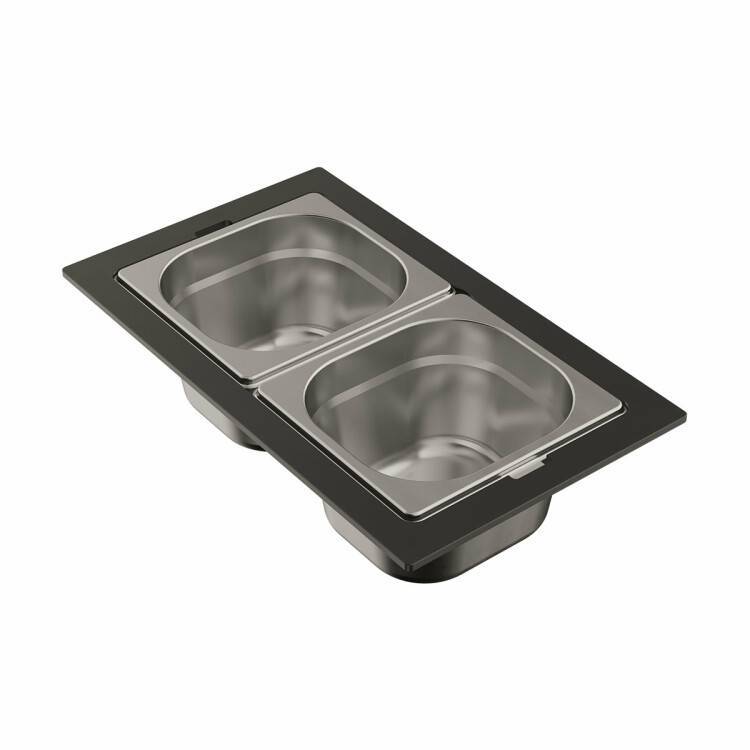 Контейнер для мойки OMOIKIRI DC-04-2 376x220x100 мм нержавеющая сталь 4999084