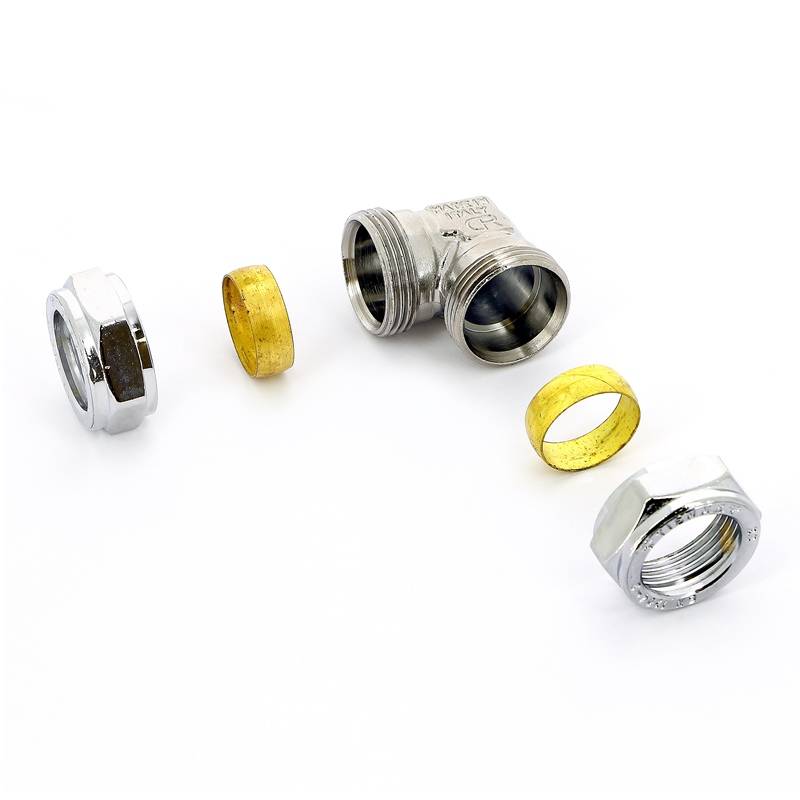 Угол обжимной Tiemme 22 мм хромированный 1130185