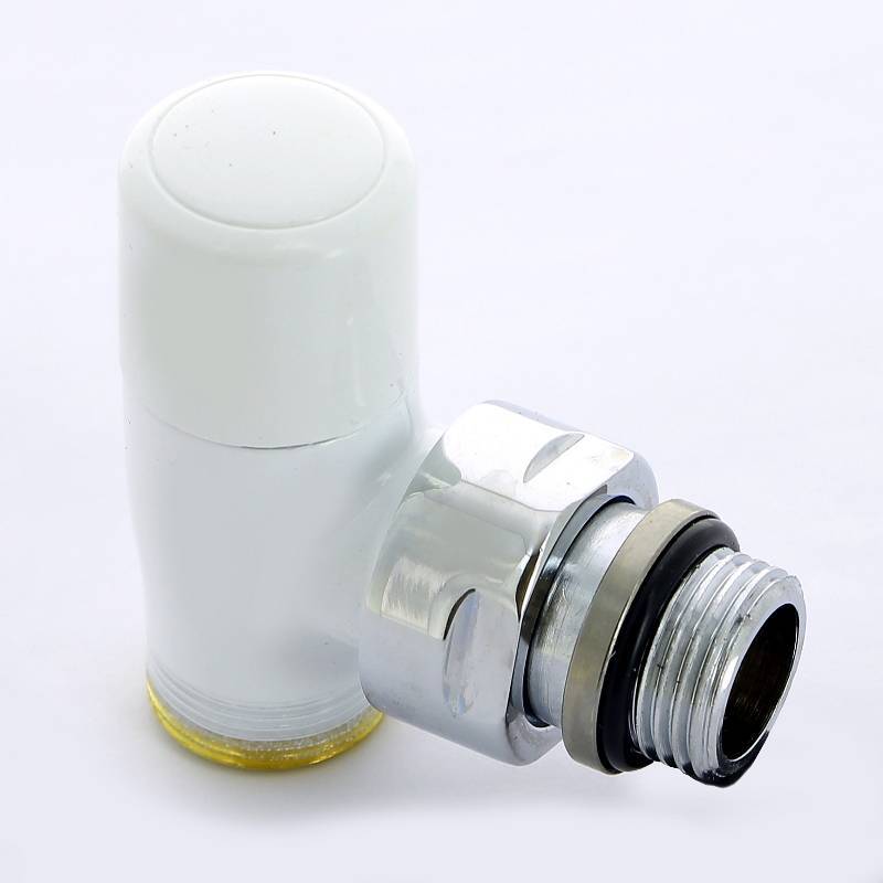 Вентиль обратный Carlo Poletti New-Smart угловой НН 1/2 x M24x19 белый V77210E