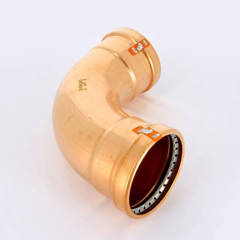 Отвод пресс медный Viega Profipress XL 88.9 мм 90° 476854