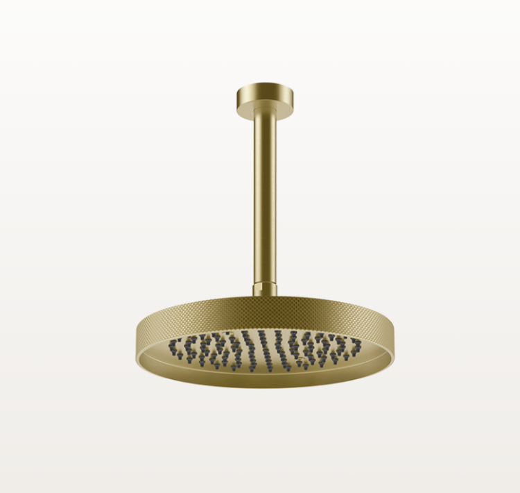 Верхний душ Gessi Tondo 250x250 мм Brushed Brass PVD 63650727