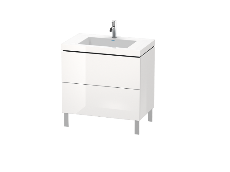 Тумба под раковину Duravit L-Cube 800х480х698 мм белый глянцевый LC6937O2222