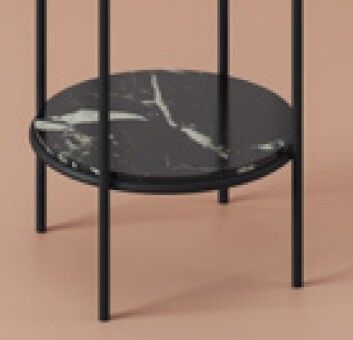 Мебельная полка Artceram Vogue 2.0 для металлической консоли цвет marquinia black TFA01290