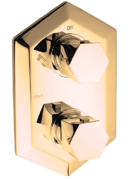 Смеситель для душа встраиваемый Cisal Chérie Gold CE01910024