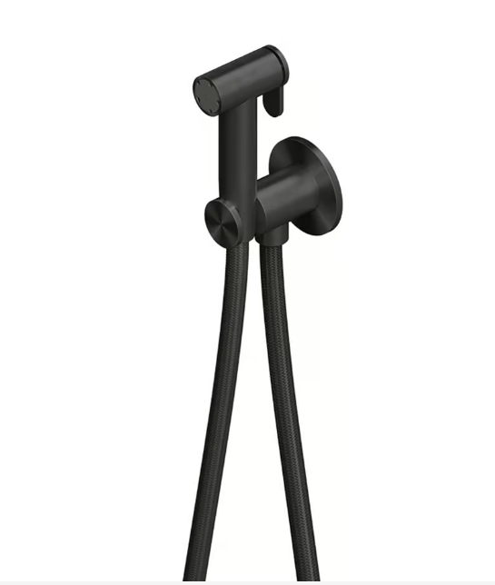 Гигиенический душ Quadro design Complements Black gold ID012ON