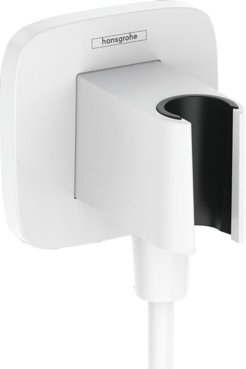 Шланговое подсоединение hansgrohe FixFit Q матовый белый 26887700
