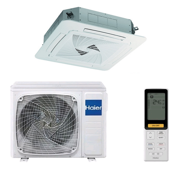 Кассетная сплит-система Haier R32 ECO инверторная AB105S2LR1FA/1U105S1LS1FB/PB-950QB