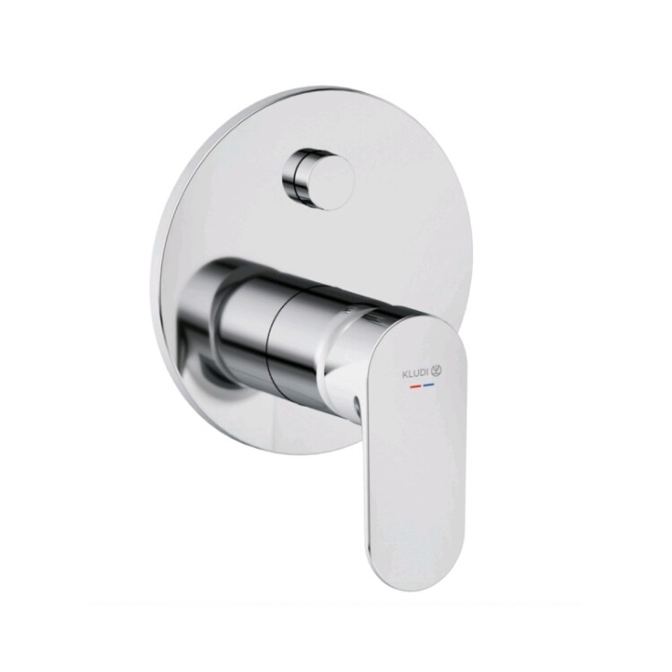 Смеситель для душа Kludi X1 однорычажный на 2 потребителя хром 327590575