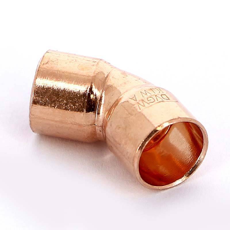 Угол двухраструбный 45 градусов пайка Viega 12 мм 103309