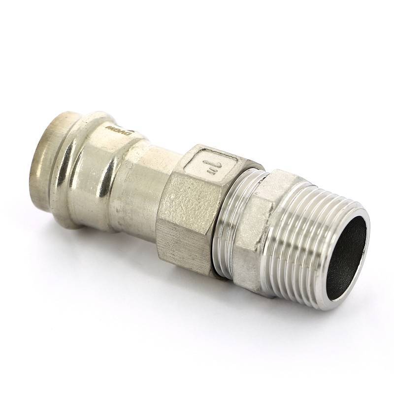 Муфта разборная IBP B-Press Inox 28 мм x 1 НР нержавеющая сталь PS4331G0280800