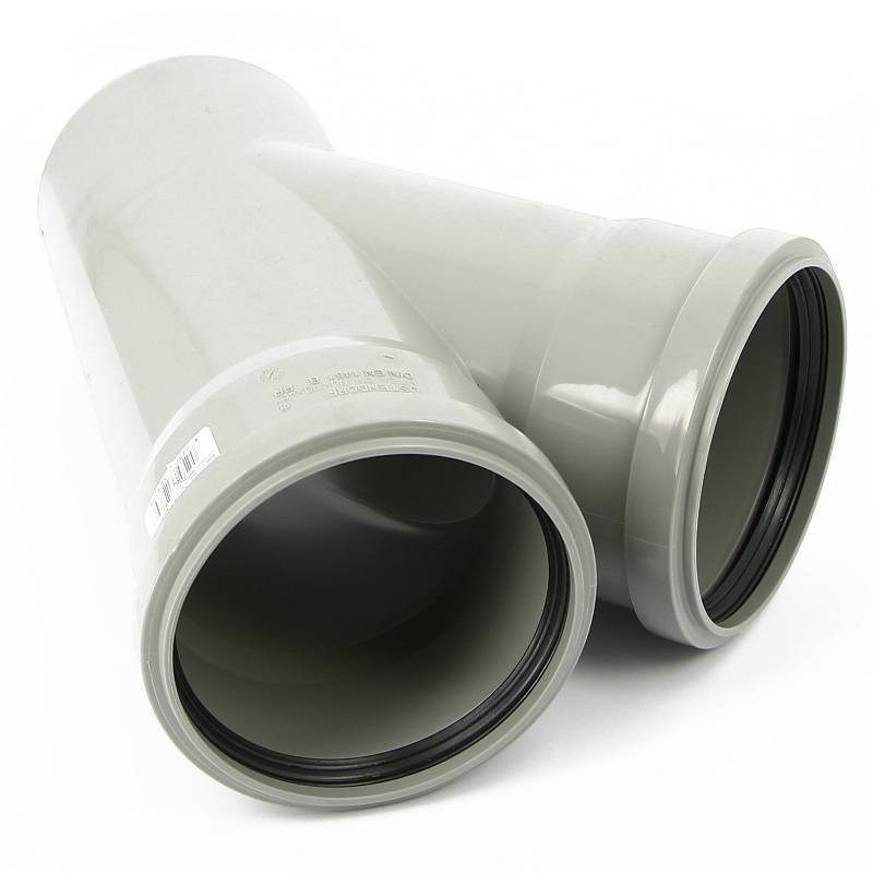 Тройник канализационный Ostendorf HT 110x110 мм 45° 115200