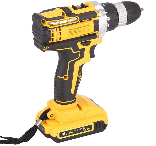 Аккумуляторная ударная дрель-шуруповерт ProfiPower DW-18N 18 В DW-18N