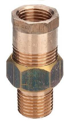 Соединение разъемное Viega 1/2 ВР-НР бронза с плоским уплотнением 447007