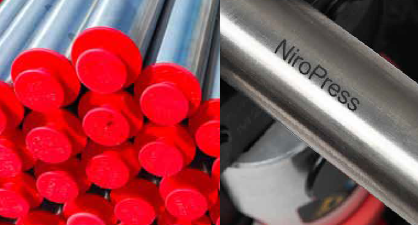 Системная труба Sanha NiroPress 54x1.5 мм нержавеющая сталь 1.4301 штанга 6 м 910054