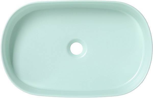 Раковина накладная Allen Brau Fantasy 55 см зеленый 4.11022.MT