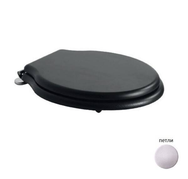 Сиденье для унитаза Globo Paestum 368x415 мм Rovere Nero PS20RN