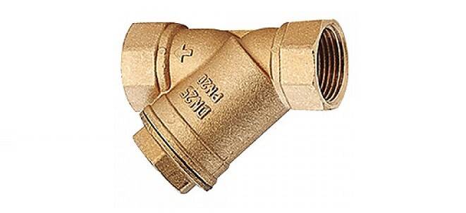 Фильтр механической очистки Giacomini R74A 2 ВР латунь R74AY108