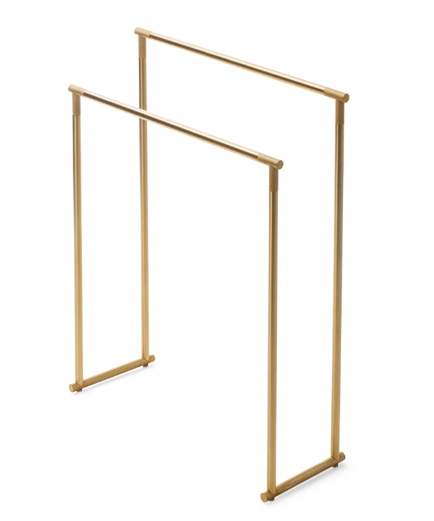 Стойка для полотенец Decor Walther Bar напольная 700x250x870 мм Gold matt 24 Carat 0509382